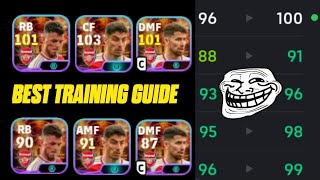 NEW FREE SHOWTIME BOOSTERS K. HAVERTZ, JORGINHO & BEN WHITE PERFECT TRAINING GUIDE IN EFOOTBALL 2024