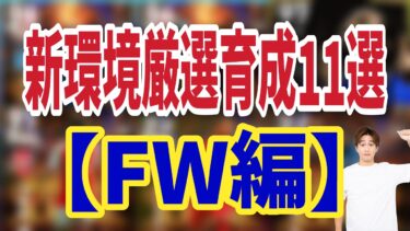 新環境ガチスカ級育成FW編!!育成変えて試したくなる選手紹介!!【#eFootball】