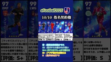【イーフト2025】10/10登場！指名契約権おすすめ選手ランキング #イーフト #イーフットボール #イーフト2025 #efootball #ランキング #指名契約権