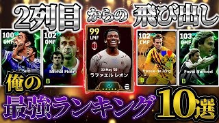 【俺の最強ランキング】今、本当に強い2列目からの飛び出しはこの選手たち！【eFootball2025アプリ/イーフットボール】