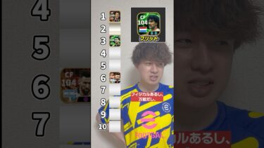 即興CF格付けランキング！ #efootball #イーフト #イーフットボール #ウイイレ