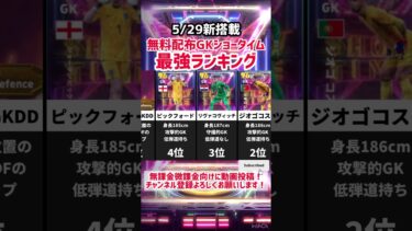 【絶対獲得】新スキル搭載‼︎無料配布GK SHOWTIME最強ランキング‼︎ #ショータイム　#イーフト #efootball