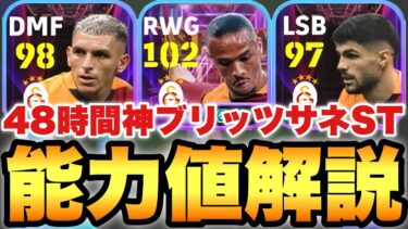 【48時間限定】ブリッツが超入るサネST能力値育成解説!!50BOXで神がかったブリッツカーブが手に入る!!【eFootballアプリ2025/イーフト】