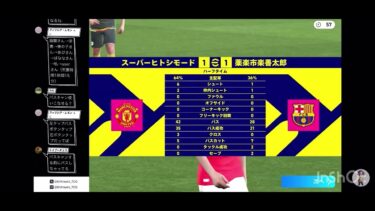 イーフト efootball  薬楽市楽善太郎/配信者の配信からそのまま引用/フォメ変して強くなった/あとは攻撃の形を洗練化させるのと、守備